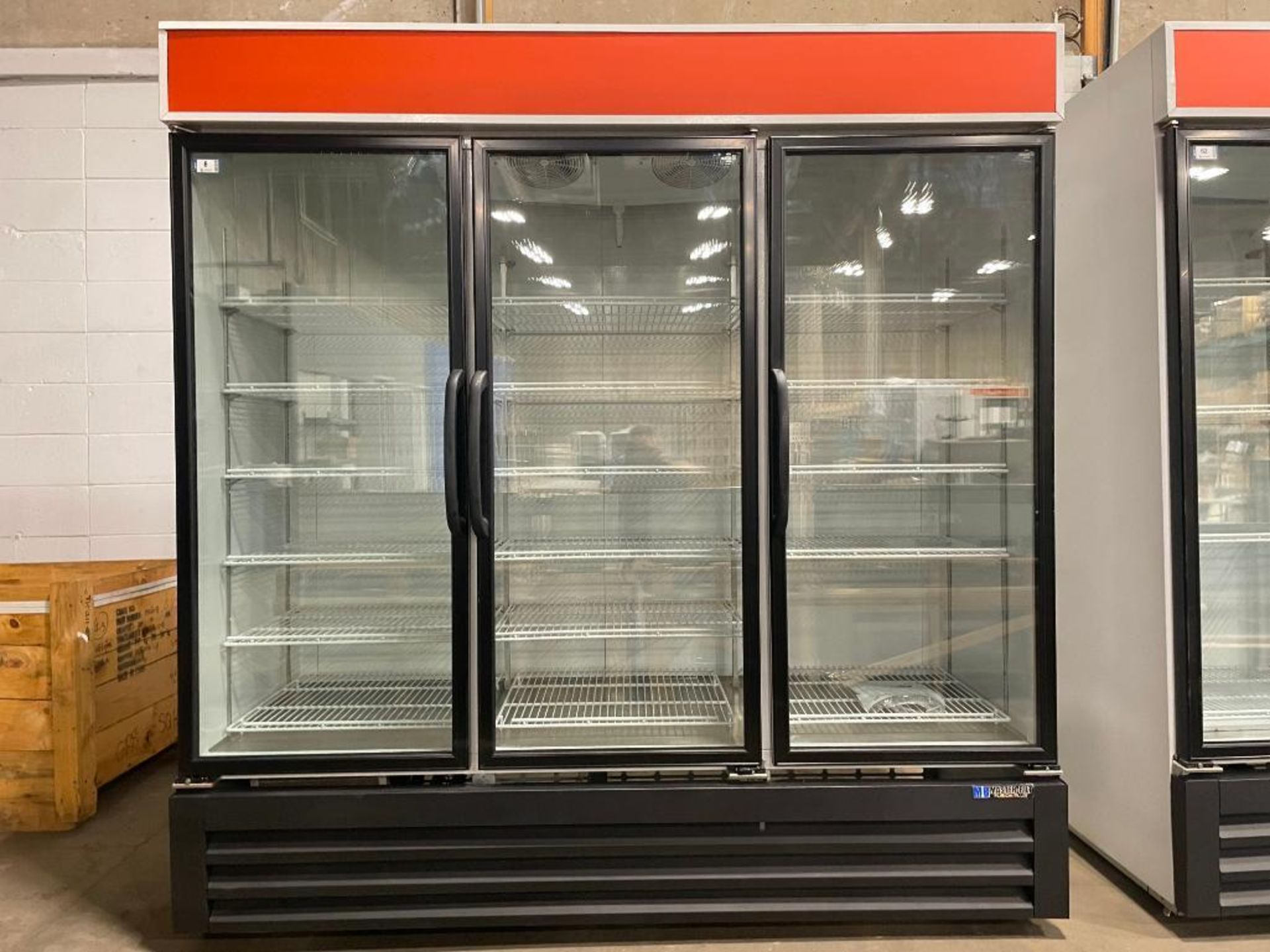MASTER-BILT MBGRP74-HG TRIPLE GLASS DOOR COOLER - Image 2 of 12