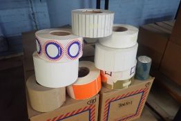 Lot of Approx. (100) Cases Asst. Branded and Non-Branded Packaging Labels.