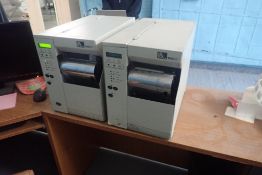 Lot of (2) Zebra 105SL Label Printers.