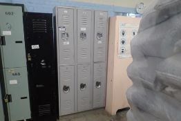 Lot of 6-Door Lockers and Single Door Locker.