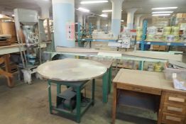 Lot of Speedsealer Box Sealer, FPECO Filling Machine, Accumulator Table and Interlake Stitcher.