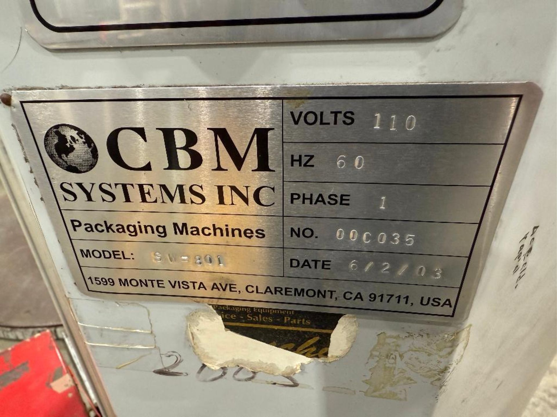CBM Systems Inc. Pallet Wrapper - Image 5 of 5