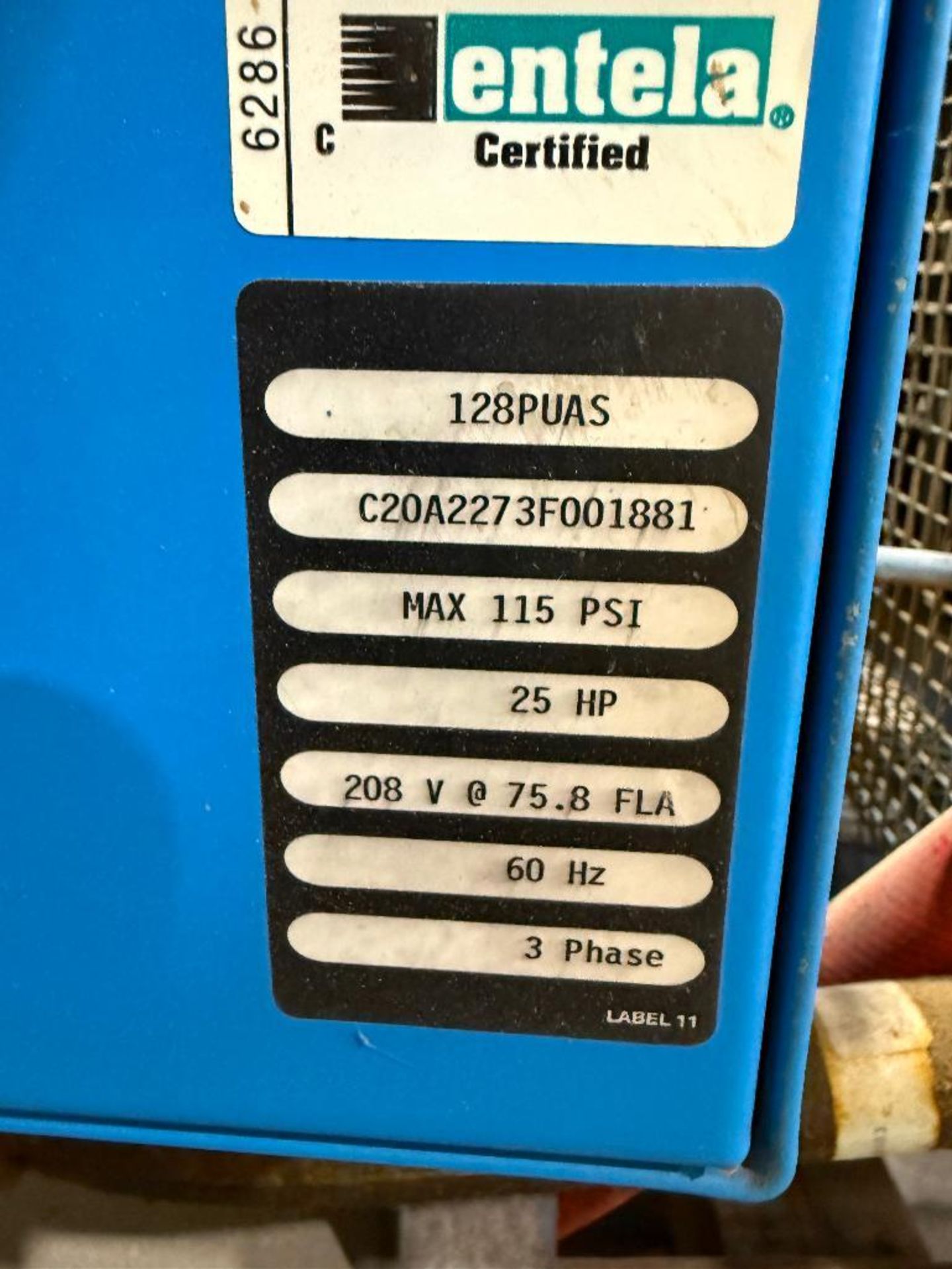 CompAir 25 Hp Screw Air Compressor and Dryer - Image 4 of 8