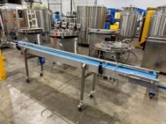 Stainless Steel Belt Conveyor, with Speed Control and Legs