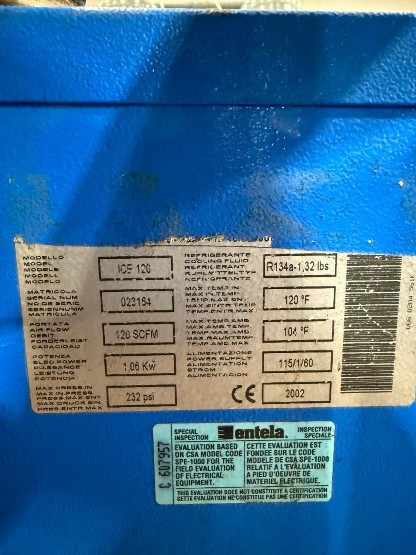 CompAir 25 Hp Screw Air Compressor and Dryer - Image 8 of 8
