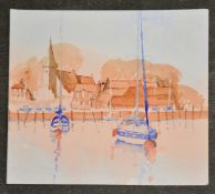 DAVID HARMER - Bosham Harbour and Church