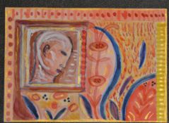 CATHERINE ANHOLT - Figure and flowers