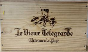 Domaine du Vieux Telegraphe, 2005, Chateauneuf de Pape Six bottles in owc