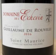 Guillaume de Rouville, Domaine de L'Echevin 2016, Saint Maurice Nine bottles