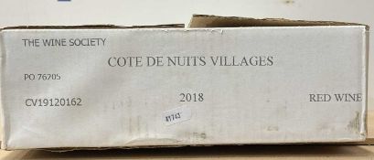 Maison Chanson 2018, Cote de Nuits-Villages SIx bottles