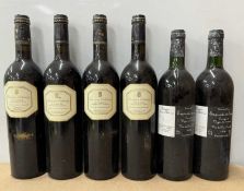 Twelve bottles of assorted Rhone region wine