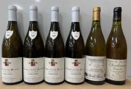 Twelve assorted French white wines