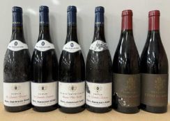 Twelve bottles of assorted Rhone region wine