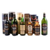 Six bottles of assorted single malt whisky