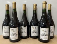 Twelve bottles of assorted Rhone region wine