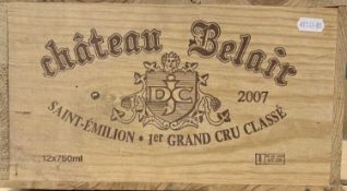 Ch Belair 2007, Saint-Emilion Case of twelve