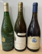 Ten assorted bottles of white wine, Vouvray region