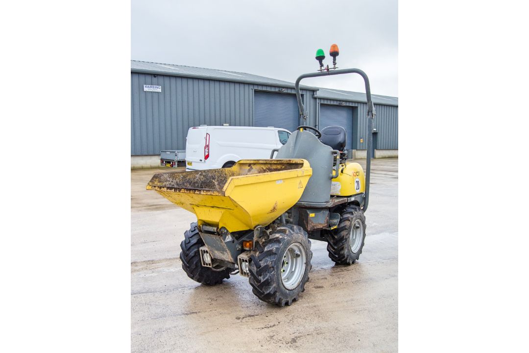 Wacker Neuson 1001 1 tonne hi-tip dumper Year: 2016 S/N: VPAL00697 Recorded Hours: 1272 A742193 - Image 1 of 22