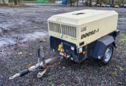 Doosan 7/26E diesel driven fast tow mobile air compressor/generator Year: 2017 S/N: 109779