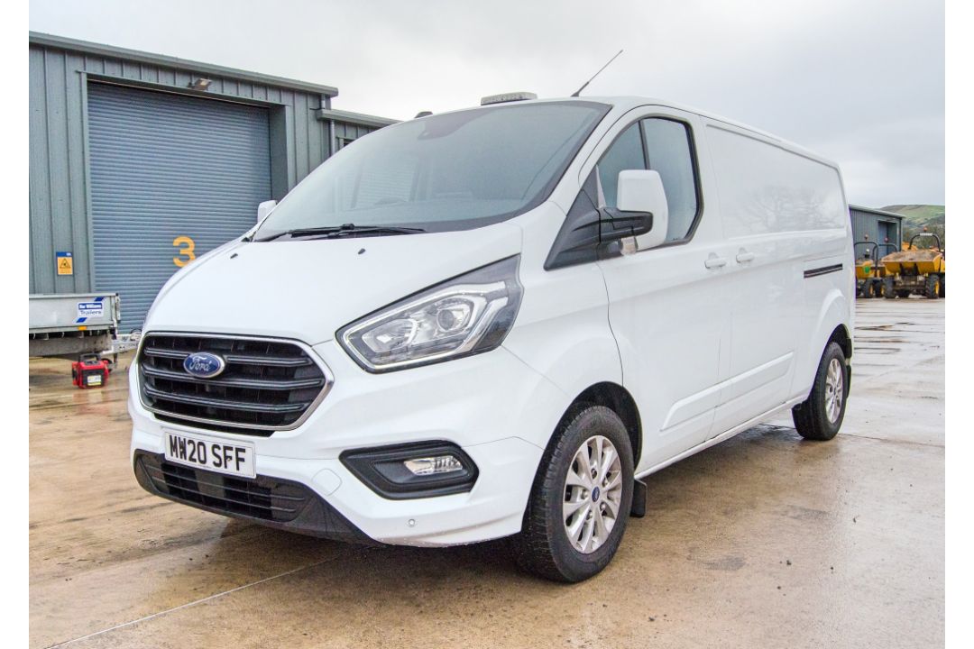 Ford Transit Custom 300 Limited Blue 6 speed manual panel van Registration Number: MW20 SFF Date - Image 1 of 30