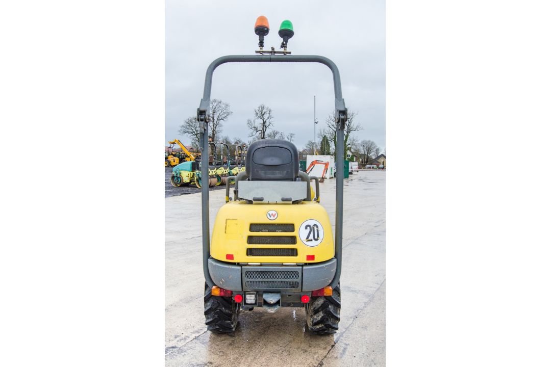 Wacker Neuson 1001 1 tonne hi-tip dumper Year: 2016 S/N: VPAL00697 Recorded Hours: 1272 A742193 - Image 6 of 22