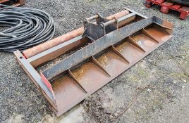 2 metre grading beam to suit excavator Pin diameter: 40mm Pin centres: 300mm Pin width: 200mm