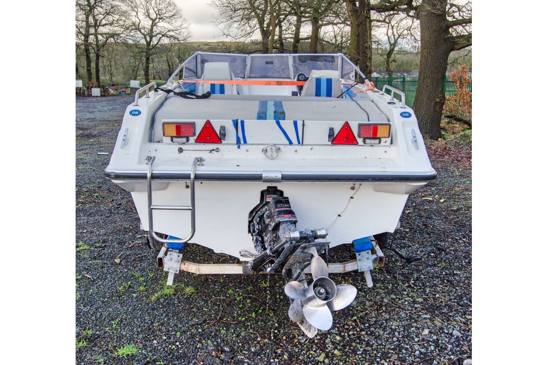 Fletcher Q-Silver GTS speed boat c/w Transcontinental trailer ** No VAT on hammer but VAT will be - Image 6 of 10