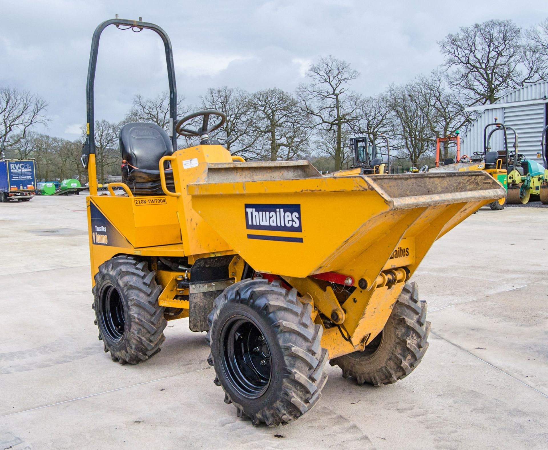 Thwaites 1 tonne Hi-tip dumper Year: 2021 S/N: 101F4618 Recorded Hours: 266 2108TWT904 - Image 2 of 21