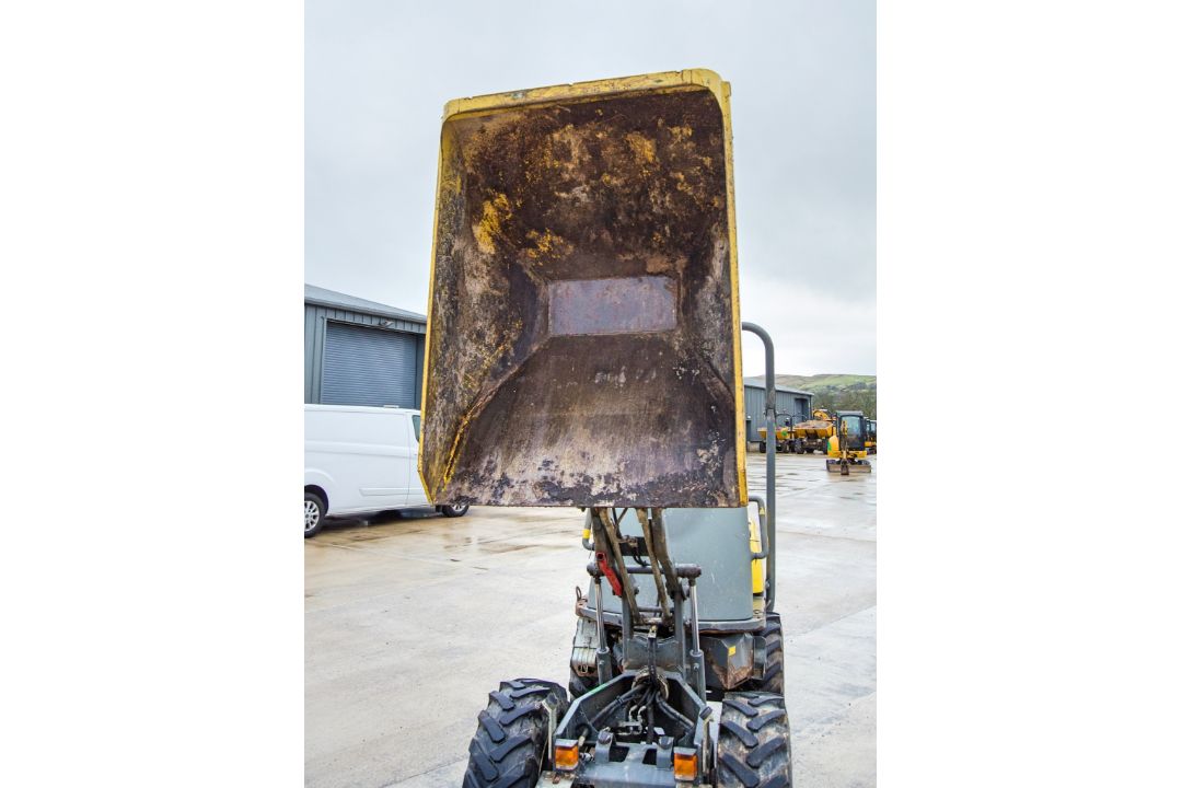 Wacker Neuson 1001 1 tonne hi-tip dumper Year: 2016 S/N: VPAL00697 Recorded Hours: 1272 A742193 - Image 10 of 22