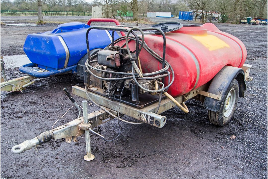 Western diesel driven fast tow pressure washer bowser PF00568 ** Engine parts missing ** - Image 1 of 7