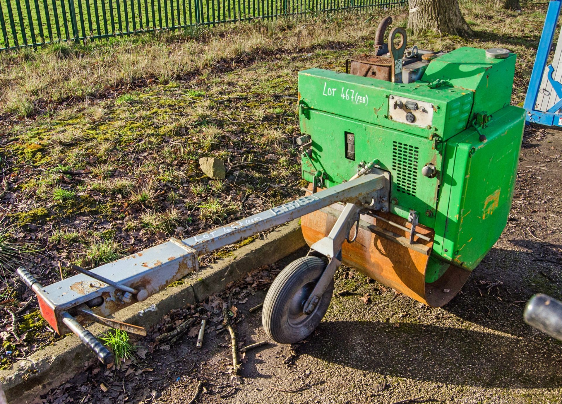 Terex MBR71 diesel driven single drum pedestrian roller/breaker Recorded hours: 642 A772551