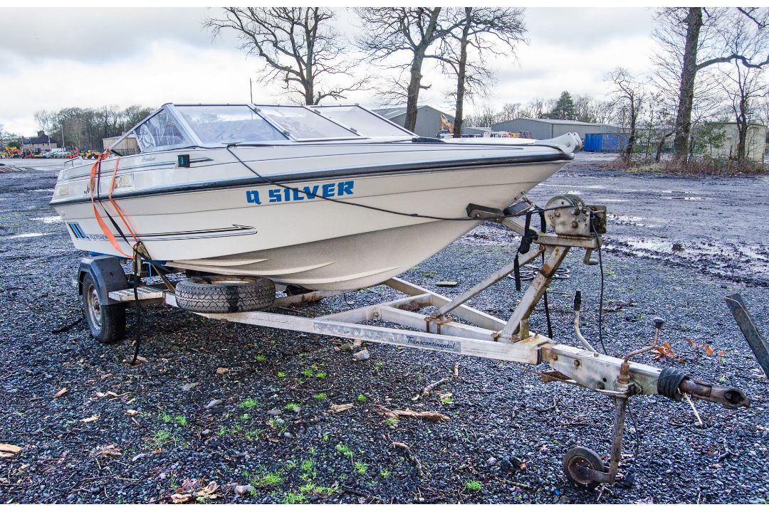 Fletcher Q-Silver GTS speed boat c/w Transcontinental trailer ** No VAT on hammer but VAT will be - Image 2 of 10