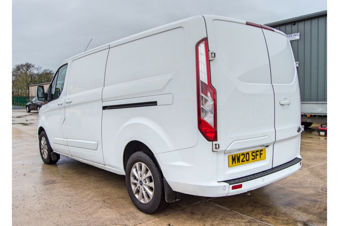 Ford Transit Custom 300 Limited Blue 6 speed manual panel van Registration Number: MW20 SFF Date - Image 4 of 30