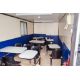 24ft x 9ft steel anti-vandal steel office/canteen site unit BV0509 ** No keys but unlocked ** - Image 5 of 6