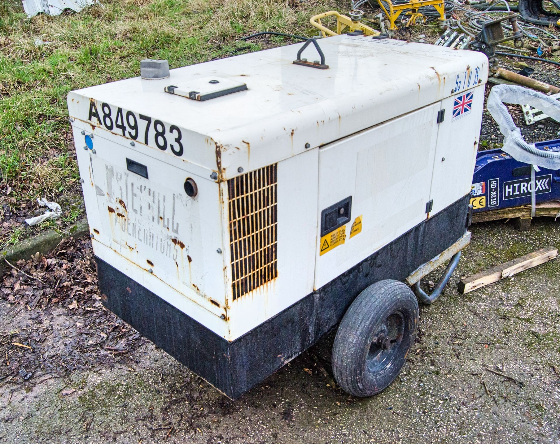 Stephill SSD1000S 10 kva diesel driven generator Recorded Hours: 685 A849783 - Image 3 of 8