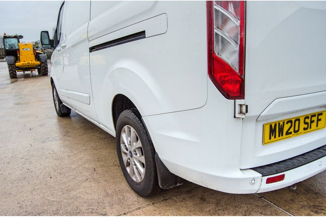 Ford Transit Custom 300 Limited Blue 6 speed manual panel van Registration Number: MW20 SFF Date - Image 12 of 30