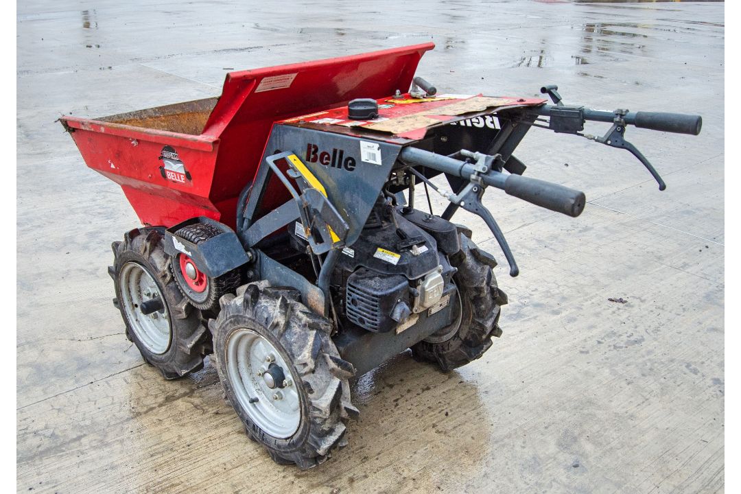 Belle BMD 300 petrol driven walk behind dumper Year: 2015 S/N: BMD25147162 BEL0944 - Image 4 of 12