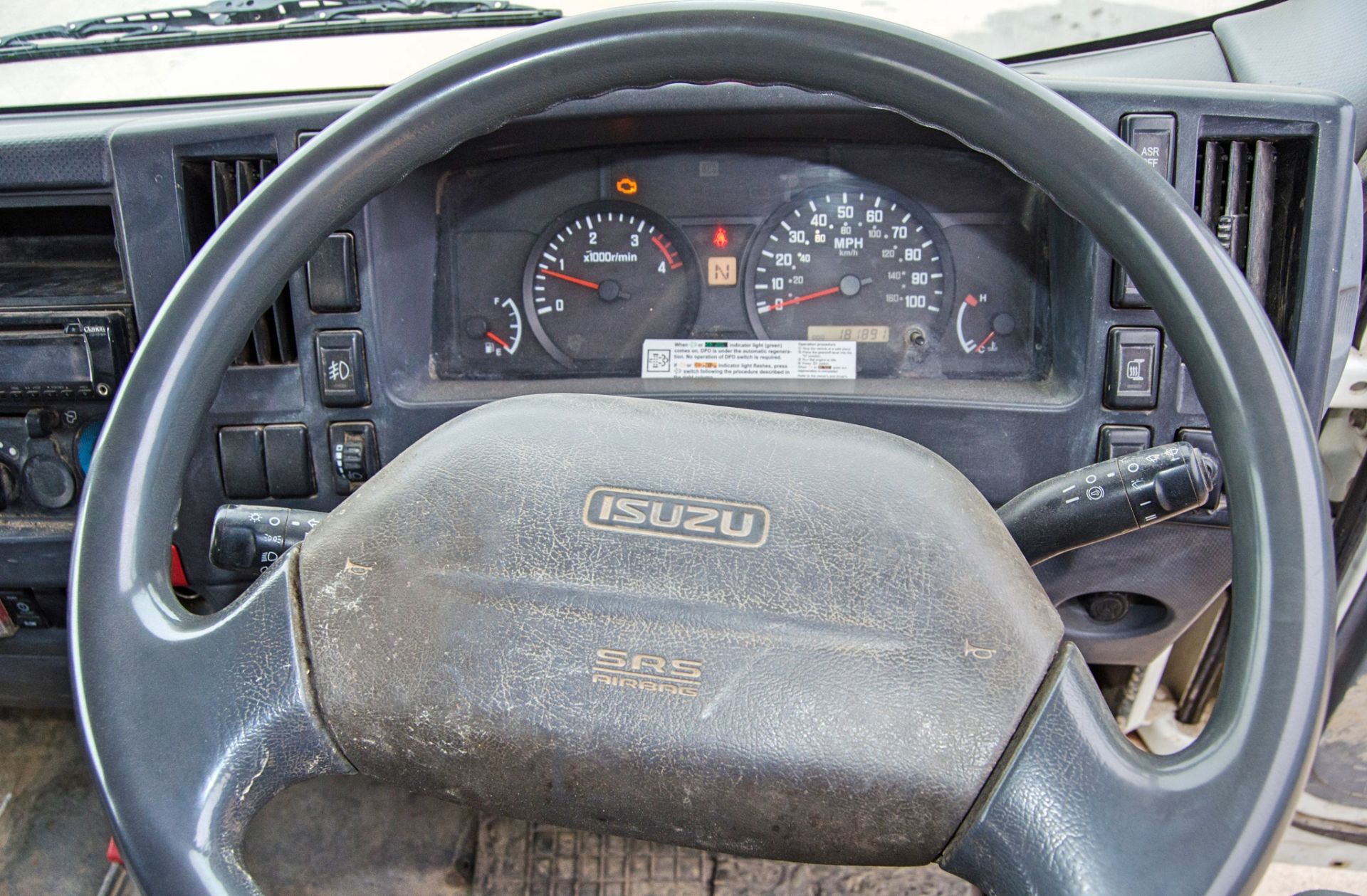 Isuzu N75.190 7.5 tonne automatic tipper lorry Registration Number: PO11 GOA Date of Registration: - Image 27 of 29