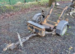 Single axle pedestrian roller trailer A681633