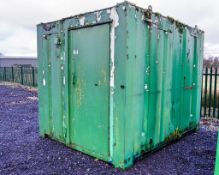 10ft x 8ft steel anti-vandal office site unit c/w keys ** No VAT on hammer but VAT will be charged