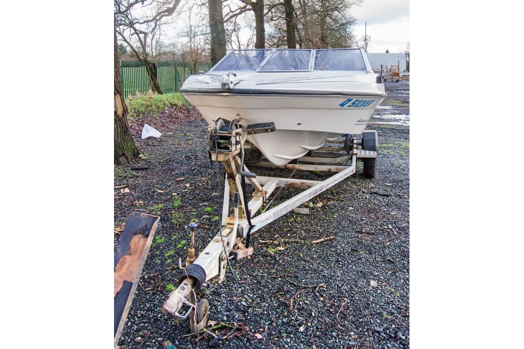 Fletcher Q-Silver GTS speed boat c/w Transcontinental trailer ** No VAT on hammer but VAT will be - Image 5 of 10