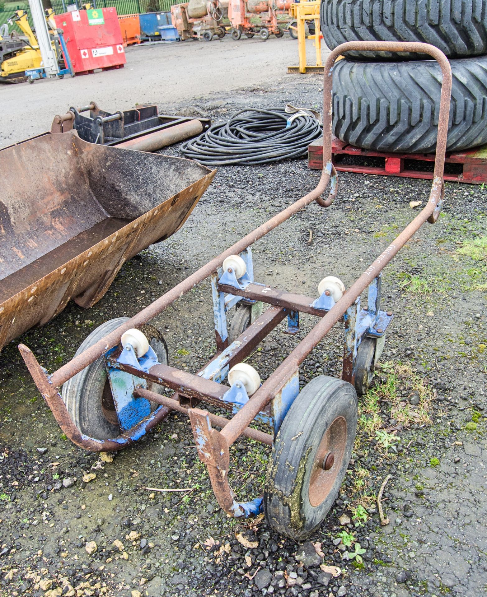 45 gallon drum trolley