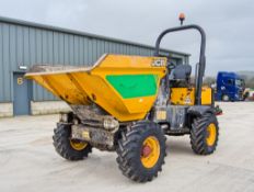 JCB 3 tonne swivel skip dumper Year: 2016 S/N: EGGRF9860 Recorded Hours: 1504 c/w V5C certificate