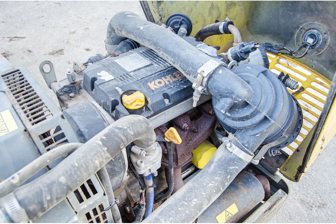 Wacker Neuson PTSC2 diesel driven double drum trench roller c/w remote control - Image 7 of 7