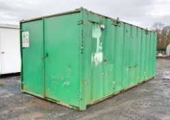 21ft x 9ft steel store site unit A579004 ** No keys but unlocked **