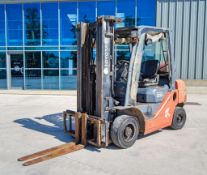 Toyota Tonero 25 2.5 tonne gas powered fork lift truck Year: 2016 S/N: 61903 Recorded Hours: 6713