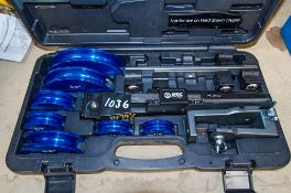 Javac Edge pipe bending kit c/w 7 - formers and carry case AS14742
