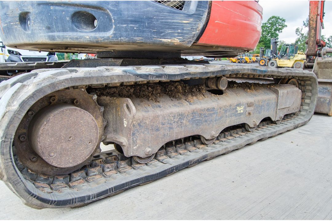 Kubota U48-4 4.8 tonne rubber tracked excavator Year: 2014 S/N: 52461 Recorded Hours: 3074 blade, - Image 12 of 24