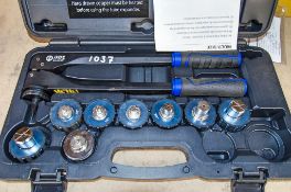 Javac Edge tube expander set c/w 8 - cones and carry case AS14741