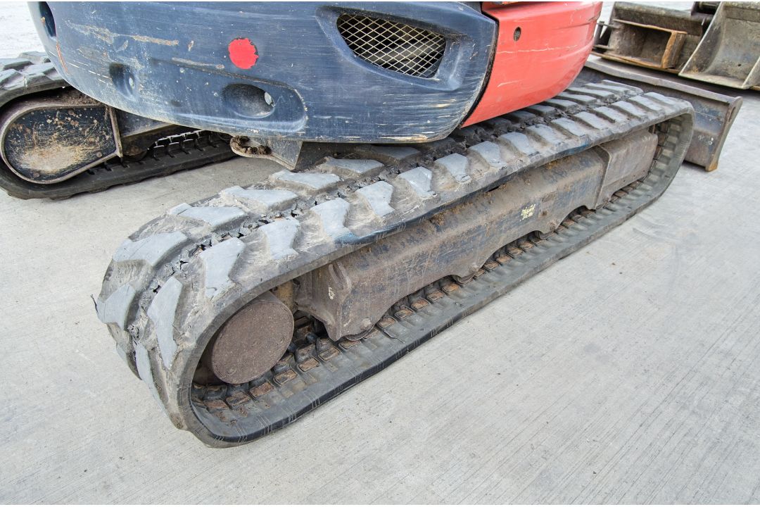Kubota U48-4 4.8 tonne rubber tracked excavator Year: 2014 S/N: 52461 Recorded Hours: 3074 blade, - Image 11 of 24